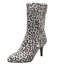 Load image into Gallery viewer, Leopard-Printed Shoes Women's Snow Boots
