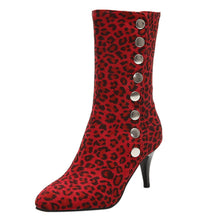 Load image into Gallery viewer, Leopard-Printed Shoes Women's Snow Boots