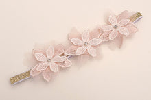 Load image into Gallery viewer, New Hair Accessories Girls Turban Headwear Baby Headband Bow Pearl Lace Hair Band Headband White Solid Lovely Band