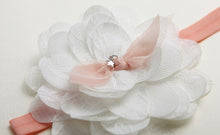 Load image into Gallery viewer, New Hair Accessories Girls Turban Headwear Baby Headband Bow Pearl Lace Hair Band Headband White Solid Lovely Band