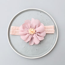 Load image into Gallery viewer, New Hair Accessories Girls Turban Headwear Baby Headband Bow Pearl Lace Hair Band Headband White Solid Lovely Band