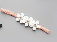 Load image into Gallery viewer, New Hair Accessories Girls Turban Headwear Baby Headband Bow Pearl Lace Hair Band Headband White Solid Lovely Band