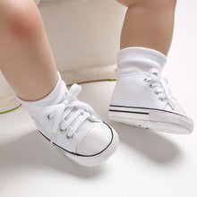 Load image into Gallery viewer, Canvas Baby Sports Sneaker Newborn Baby Girls Shoes boys First Walkers Shoes Infant Toddler Soft Sole Anti-slip  baby moccasins
