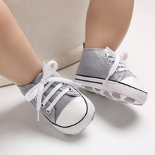 Load image into Gallery viewer, Canvas Baby Sports Sneaker Newborn Baby Girls Shoes boys First Walkers Shoes Infant Toddler Soft Sole Anti-slip  baby moccasins