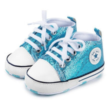 Load image into Gallery viewer, Canvas Baby Sports Sneaker Newborn Baby Girls Shoes boys First Walkers Shoes Infant Toddler Soft Sole Anti-slip  baby moccasins