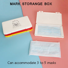 Load image into Gallery viewer, Portable Face Masks Organizer Dustproof and Moisture-Proof Cover Holder Mask Storage Seal Box Household Accessories