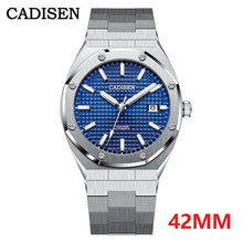 Load image into Gallery viewer, CADISEN New 42MM Men's Watch NH35A Blue Face, 100M Waterproof, Luxury, Casual Business Wristwatch