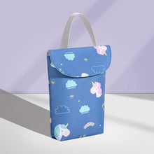 Load image into Gallery viewer, Sunveno Baby Diaper Bag Organizer Reusable Waterproof Fashion Prints Wet/Dry Cloth Bag Mummy Storage Bag Travel Nappy Bag