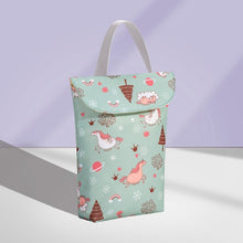 Load image into Gallery viewer, Sunveno Baby Diaper Bag Organizer Reusable Waterproof Fashion Prints Wet/Dry Cloth Bag Mummy Storage Bag Travel Nappy Bag
