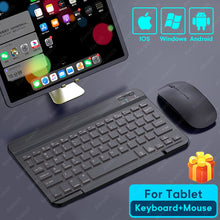 Load image into Gallery viewer, Tablet Wireless Keyboard For iPad Pro 2020 11 12.9 10.5 Teclado, Bluetooth Keyboard Mouse For iPad 8th 7th 6th Air 4 3 2 mini 5