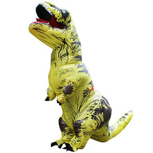 Load image into Gallery viewer, Hot T REX Dinosaur Inflatable Costume Party Cosplay costumes Fancy Mascot Anime Halloween Costume For Adult Kids Dino Cartoon