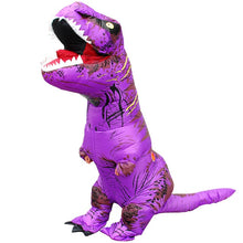 Load image into Gallery viewer, Hot T REX Dinosaur Inflatable Costume Party Cosplay costumes Fancy Mascot Anime Halloween Costume For Adult Kids Dino Cartoon