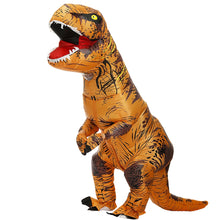 Load image into Gallery viewer, Hot T REX Dinosaur Inflatable Costume Party Cosplay costumes Fancy Mascot Anime Halloween Costume For Adult Kids Dino Cartoon