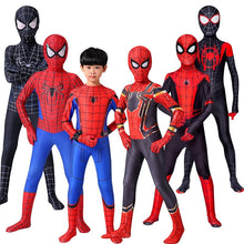 Load image into Gallery viewer, Iron Spider Cosplay Amazing Spider-boy Man Halloween Costume Peter Parker Zentai Suit Superhero Bodysuit For Kids Adult C39A66