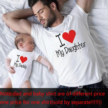 Load image into Gallery viewer, Gift for Him Gifts for Dad Biggie and Smalls Shirt Father Daughter Matching Shirts Father and Son Funny Print Shirts Family Tops