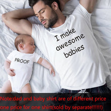 Load image into Gallery viewer, Gift for Him Gifts for Dad Biggie and Smalls Shirt Father Daughter Matching Shirts Father and Son Funny Print Shirts Family Tops