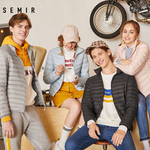 Load image into Gallery viewer, SEMIR 2020 Winter Down Jacket Women Short Jackets New 90 Down Hooded Warm Slim Winter Coat for Female Casual Tops winter jacket