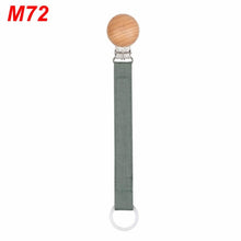 Load image into Gallery viewer, Cotton Linen Baby Pacifier Chain Clip Soother Nipple Holder Clasps Dummy  Attache Feeding Dropship
