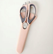 Load image into Gallery viewer, Multi-Function Kitchen Scissors Cutter Knife Board Stainless Steel Kitchen Cut Chicken Bones Food Meat Scissors