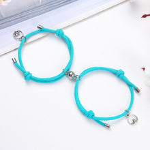 Load image into Gallery viewer, 2Pcs Minimalist Magnetic Couple Bracelet Braided Rope Lover Friendship Matching Distance Bracelet Lovers Valentine Gift Jewelry