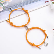 Load image into Gallery viewer, 2Pcs Minimalist Magnetic Couple Bracelet Braided Rope Lover Friendship Matching Distance Bracelet Lovers Valentine Gift Jewelry