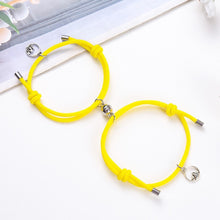 Load image into Gallery viewer, 2Pcs Minimalist Magnetic Couple Bracelet Braided Rope Lover Friendship Matching Distance Bracelet Lovers Valentine Gift Jewelry