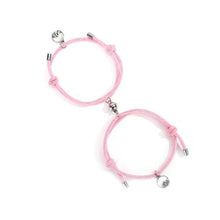 Load image into Gallery viewer, 2Pcs Minimalist Magnetic Couple Bracelet Braided Rope Lover Friendship Matching Distance Bracelet Lovers Valentine Gift Jewelry