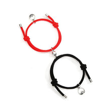 Load image into Gallery viewer, 2Pcs Minimalist Magnetic Couple Bracelet Braided Rope Lover Friendship Matching Distance Bracelet Lovers Valentine Gift Jewelry