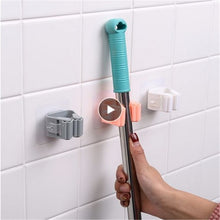 Load image into Gallery viewer, Multi Purpose Hooks Hooks Brush Holder Mop Organizer Broom Hanger Storage Adhesive Wall Mounted Rack Hanging Pipe Kitchen Tool

