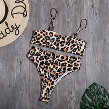 Load image into Gallery viewer, Minimalism Le Solid Swimwear High Waist Bikini Set New Brazilian Women Bikinis Swimsuit Female Bathing Suit Sexy Beach Wear
