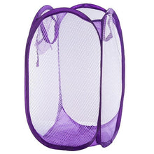 Load image into Gallery viewer, Foldable Laundry Baskets Pop Up Easy Open Mesh Laundry Clothes Hamper Basket For College Dorm
