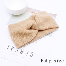 Load image into Gallery viewer, Baby Headband Women Girl Twisted Hair Band Kids Woolen Headwrap Mommy and Me Headbands Toddler Spring Turban Hair Accessories
