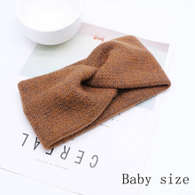 Load image into Gallery viewer, Baby Headband Women Girl Twisted Hair Band Kids Woolen Headwrap Mommy and Me Headbands Toddler Spring Turban Hair Accessories
