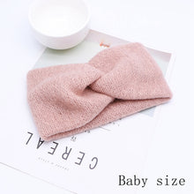 Load image into Gallery viewer, Baby Headband Women Girl Twisted Hair Band Kids Woolen Headwrap Mommy and Me Headbands Toddler Spring Turban Hair Accessories
