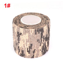 Load image into Gallery viewer, 4.5m Camouflage Elastic Wrap Tape Hunt Disguise Elastoplast Self Adhesive Sports Protector Knee Finger Ankle Athletic Bandage
