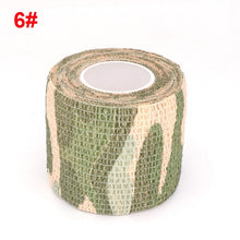Load image into Gallery viewer, 4.5m Camouflage Elastic Wrap Tape Hunt Disguise Elastoplast Self Adhesive Sports Protector Knee Finger Ankle Athletic Bandage
