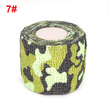 Load image into Gallery viewer, 4.5m Camouflage Elastic Wrap Tape Hunt Disguise Elastoplast Self Adhesive Sports Protector Knee Finger Ankle Athletic Bandage
