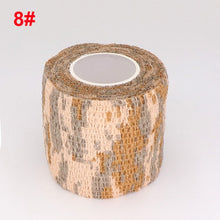 Load image into Gallery viewer, 4.5m Camouflage Elastic Wrap Tape Hunt Disguise Elastoplast Self Adhesive Sports Protector Knee Finger Ankle Athletic Bandage
