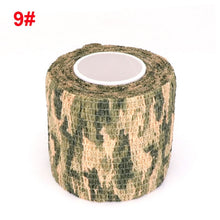 Load image into Gallery viewer, 4.5m Camouflage Elastic Wrap Tape Hunt Disguise Elastoplast Self Adhesive Sports Protector Knee Finger Ankle Athletic Bandage
