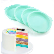 Load image into Gallery viewer, Topbaking Silicone Layered Cake Round Shape Mold Kitchen Bakeware DIY Desserts Baking Mold Mousse Cake Moulds Baking Pan Tools
