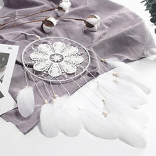 Load image into Gallery viewer, New Indian Style Dreamcatcher Moon Handmade Wind Chimes Wall Ornament Girls Room Decoration Feather Dream Catcher
