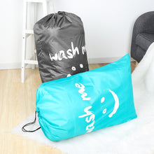 Load image into Gallery viewer, Washable Dirty Clothes Organizer Nylon Laundry Bag Wash Me Travel Storage Pouch Folding Bags Wash Drawstring Bag
