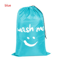 Load image into Gallery viewer, Washable Dirty Clothes Organizer Nylon Laundry Bag Wash Me Travel Storage Pouch Folding Bags Wash Drawstring Bag
