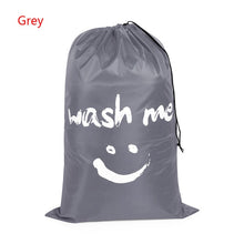 Load image into Gallery viewer, Washable Dirty Clothes Organizer Nylon Laundry Bag Wash Me Travel Storage Pouch Folding Bags Wash Drawstring Bag
