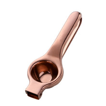 Load image into Gallery viewer, 1PC Stainless steel Lemon Squeezer Golden Manual Fruit Juicer Household Orange Clip Kitchen Utensils Reamers Fast Handle Press
