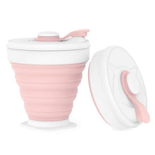 Load image into Gallery viewer, 350ML Silicone Folding Coffee Cups Portable Outdoors Travel Drinking Mug Collapsible Water Tea Cup
