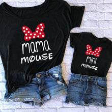 Load image into Gallery viewer, Family Tshirts Fashion mommy and me clothes baby girl clothes MINI and MAMA Fashion Cotton Family Look Boys Mom Mother Clothes
