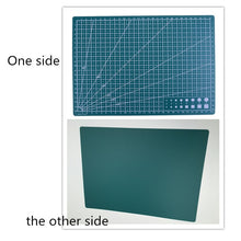 Load image into Gallery viewer, Double Sided Cutting Mat A4 Durable Cut Pad Patchwork Tool Handmade Cutting Plate Dark School Supplies 22x30cm
