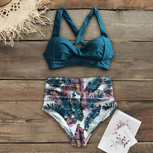 Load image into Gallery viewer, Sexy High Waist Bikini 2020 Halter Plus Size Swimwear Women Swimsuit Female Bikini Set Bodysuit Bathing Suit Summer Biquini XXL
