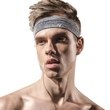 Load image into Gallery viewer, Veidoorn 1pcs Sweatband  Moisture-Wicking Breathable Men Women Sports Elastic Headband  for Fitness gym Running sport basketball
